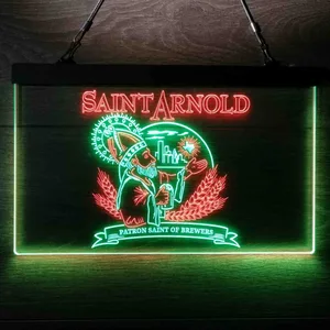 Saint Arnold Patron Saint of Brewers Neon-Like LED Sign