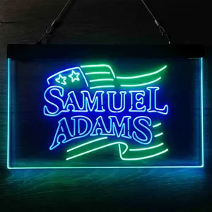 Samuel Adams American Flag Neon-Like LED Sign
