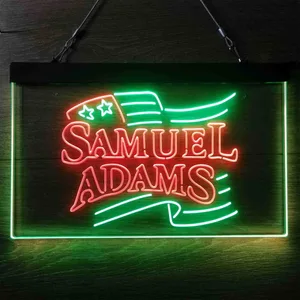 Samuel Adams American Flag Neon-Like LED Sign