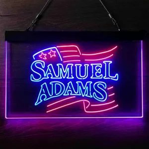 Samuel Adams American Flag Neon-Like LED Sign