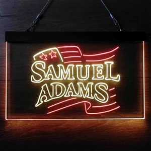 Samuel Adams American Flag Neon-Like LED Sign