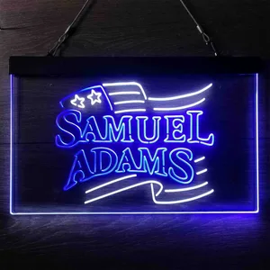 Samuel Adams American Flag Neon-Like LED Sign