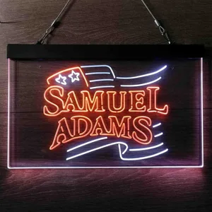 Samuel Adams American Flag Neon-Like LED Sign