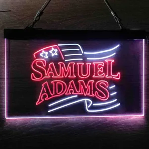 Samuel Adams American Flag Neon-Like LED Sign