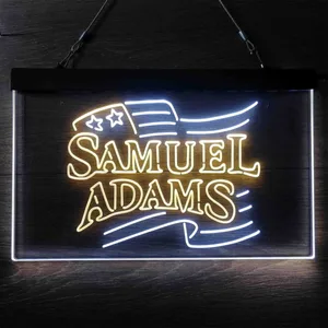 Samuel Adams American Flag Neon-Like LED Sign