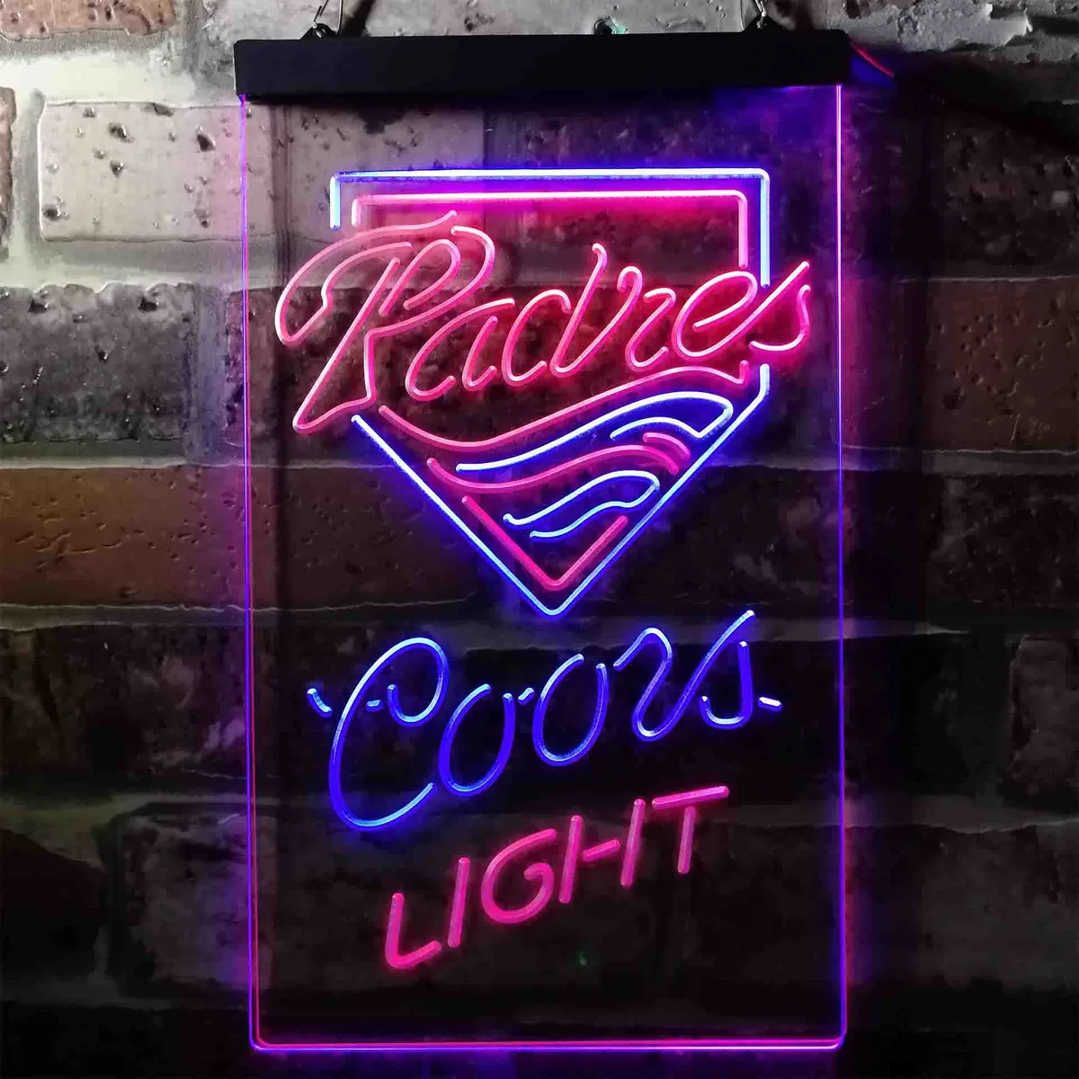 San Diego Padres Coors Light Neon-Like LED Sign - Legacy Edition