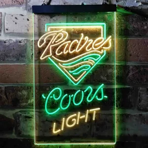 San Diego Padres Coors Light Neon-Like LED Sign - Legacy Edition
