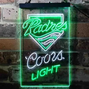 San Diego Padres Coors Light Neon-Like LED Sign - Legacy Edition
