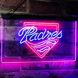 San Diego Padres  Logo 1 Neon-Like LED Sign - Legacy Edition