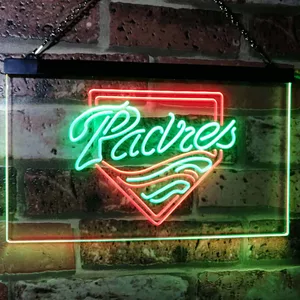 San Diego Padres  Logo 1 Neon-Like LED Sign - Legacy Edition
