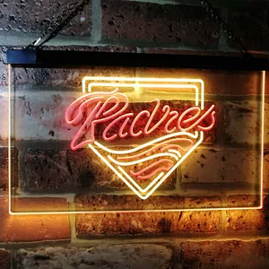 San Diego Padres  Logo 1 Neon-Like LED Sign - Legacy Edition