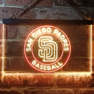 San Diego Padres  Logo 2 Neon-Like LED Sign