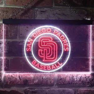 San Diego Padres  Logo 2 Neon-Like LED Sign