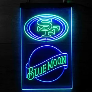 San Francisco 49ers Blue Moon Neon-Like LED Sign