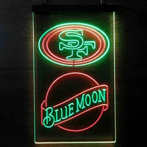 San Francisco 49ers Blue Moon Neon-Like LED Sign