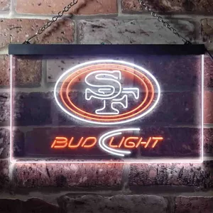 San Francisco 49ers Bud Light Neon-Like LED Sign