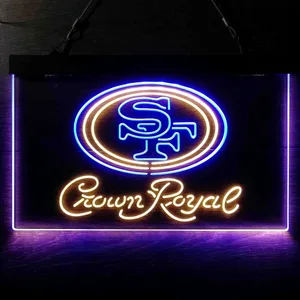San Francisco 49ers Crown Royal Neon-Like LED Sign