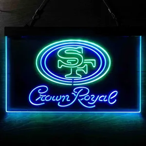 San Francisco 49ers Crown Royal Neon-Like LED Sign