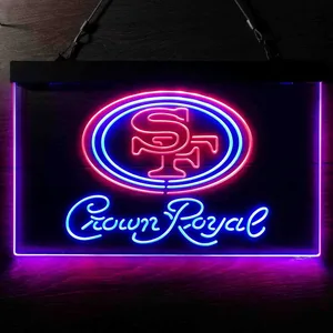 San Francisco 49ers Crown Royal Neon-Like LED Sign