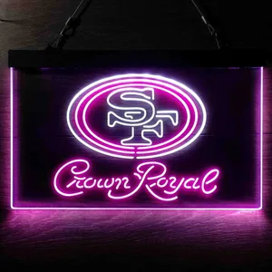 San Francisco 49ers Crown Royal Neon-Like LED Sign