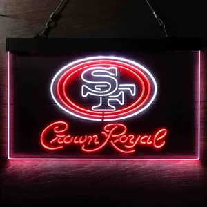 San Francisco 49ers Crown Royal Neon-Like LED Sign