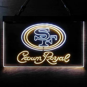 San Francisco 49ers Crown Royal Neon-Like LED Sign