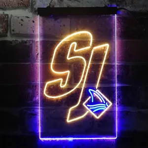 San Jose Sharks Fin 1 Neon-Like LED Sign