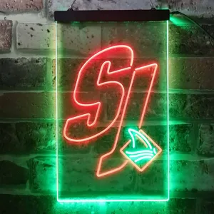 San Jose Sharks Fin 1 Neon-Like LED Sign
