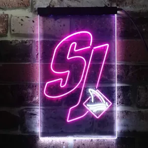 San Jose Sharks Fin 1 Neon-Like LED Sign