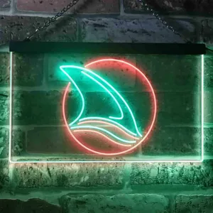San Jose Sharks Fin 2 Neon-Like LED Sign