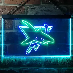 San Jose Sharks Logo 1 Neon-Like LED Sign