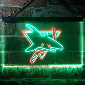San Jose Sharks Logo 1 Neon-Like LED Sign