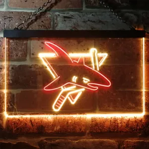 San Jose Sharks Logo 1 Neon-Like LED Sign