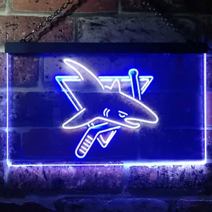 San Jose Sharks Logo 1 Neon-Like LED Sign