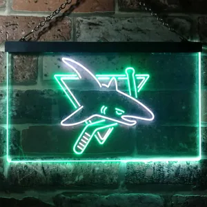 San Jose Sharks Logo 1 Neon-Like LED Sign