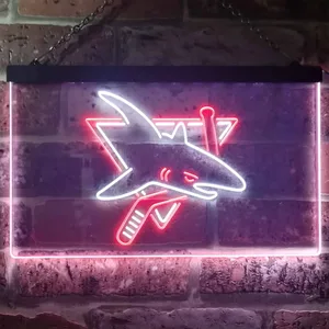 San Jose Sharks Logo 1 Neon-Like LED Sign