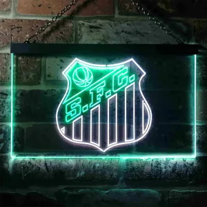 Santos Futebol Clube Logo Neon-Like LED Sign