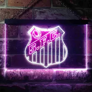 Santos Futebol Clube Logo Neon-Like LED Sign