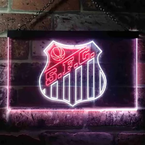 Santos Futebol Clube Logo Neon-Like LED Sign