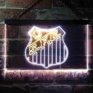 Santos Futebol Clube Logo Neon-Like LED Sign
