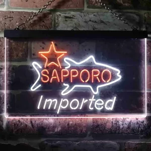 Sapporo Premium Beer - Fish Star Neon-Like LED Sign