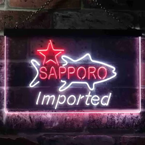 Sapporo Premium Beer - Fish Star Neon-Like LED Sign