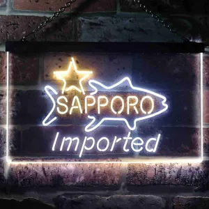 Sapporo Premium Beer - Fish Star Neon-Like LED Sign