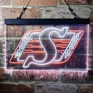 Saskatchewan Roughriders Logo Neon-Like LED Sign