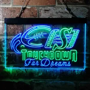 Saskatchewan Roughriders Touchdown for Dreams Neon-Like LED Sign