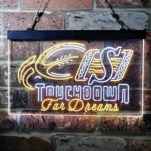 Saskatchewan Roughriders Touchdown for Dreams Neon-Like LED Sign