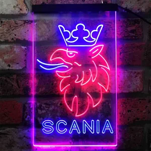 Scania Logo Neon-Like LED Sign