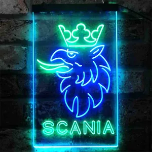 Scania Logo Neon-Like LED Sign