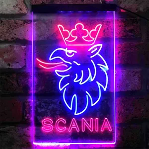 Scania Logo Neon-Like LED Sign