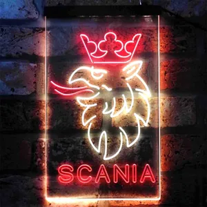 Scania Logo Neon-Like LED Sign